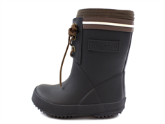 Bisgaard winter rubber boot lace black with wool lining